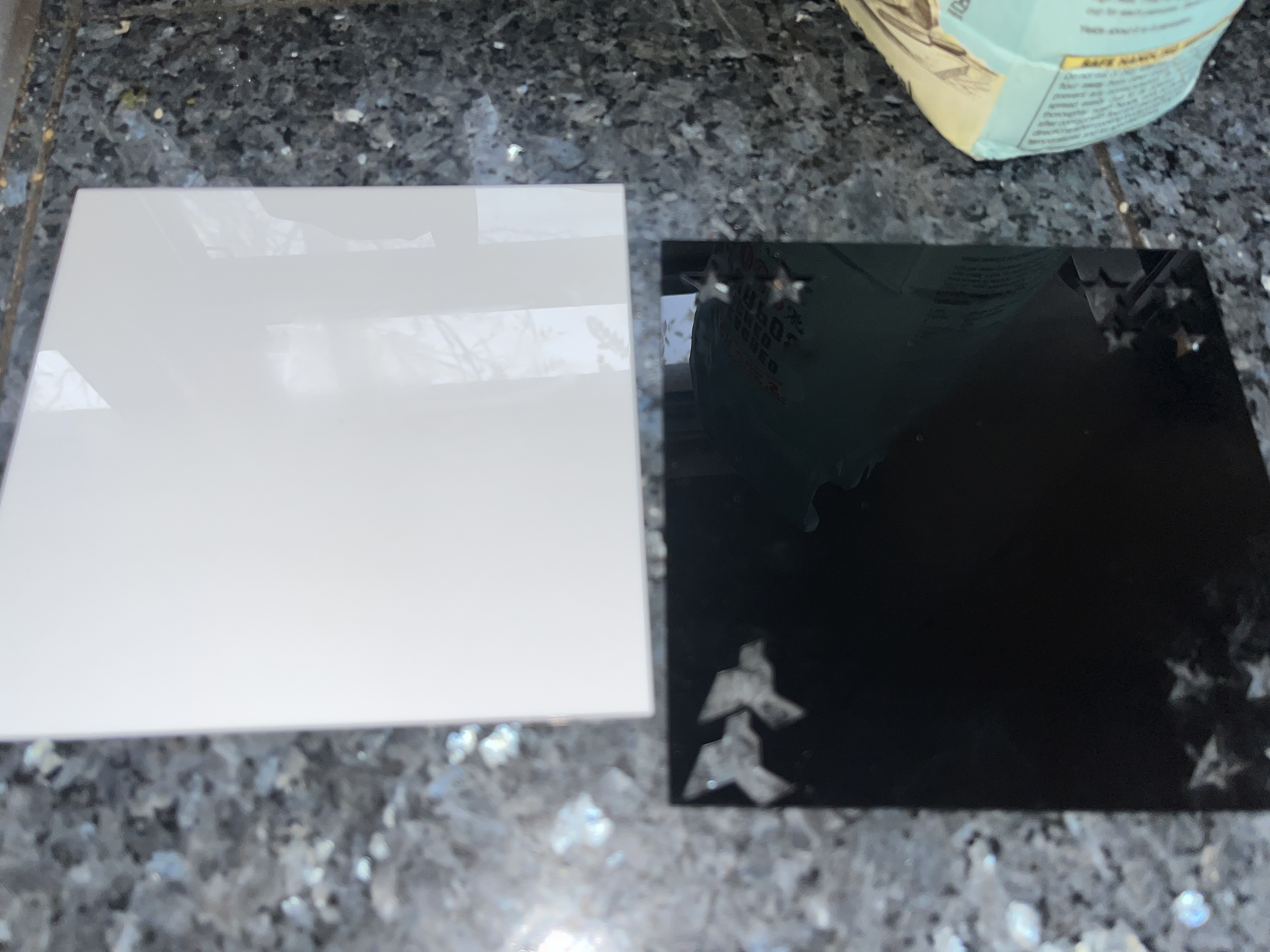 Acrylic — after cleaning